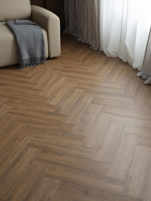 PODŁOGA WINYLOWA REGA NEVADA OAK 6067555 HERRINGBONE VOX +ZINTEGROWANY PODKŁAD - obrazek 3
