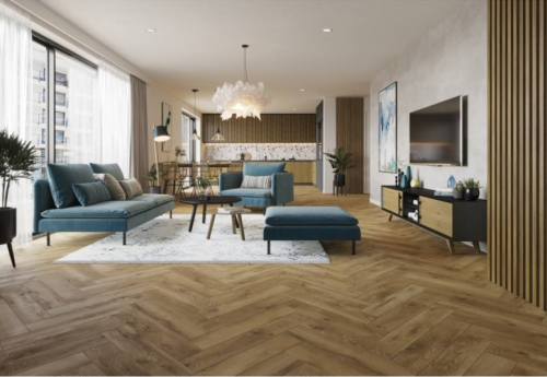 Panele podłogowe CLASSEN Manor Herringbone Loches 66617 - obrazek 2