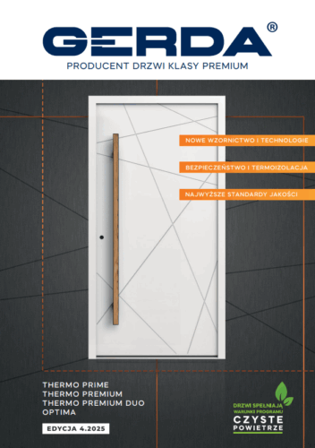 Katalog drzwi zewnętrznych - stalowych GERDA. Edycja 4/2025.