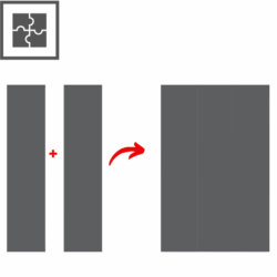 Panel Dekoracyjny Deep Grey Łączenia